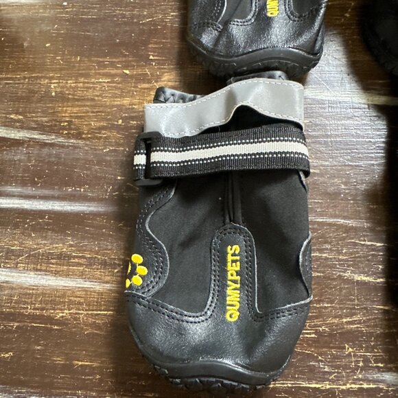 Qumy pet boots black size 7 - Picture 2 of 4